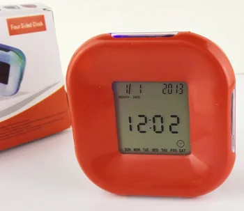 Color colorful rotating four minutes with a countdown clock temperature calendar alarm clock creative
Color colorful rotating four minutes with a countdown clock temperature calendar alarm clock creative