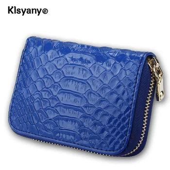 Klsyanyo Real Leather Zipper Credit Card Holder With RFID Anti-chief Bank ID Holder for Men Women Travel Wallet Card Organizer
Klsyanyo Real Leather Zipper Credit Card Holder With RFID Anti-chief Bank ID Holder for Men Women Travel Wallet Card Organizer
