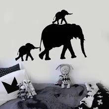 Фотообои с изображением слона для детской комнаты|animal wall stickers|wall