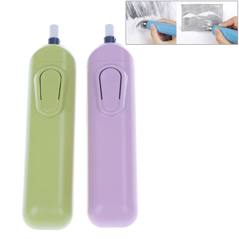 1pc Electric Eraser Pink Green Automatic Electric Eraser Battery Operated Pencil Color Drawing School Office Supplies
1pc Electric Eraser Pink Green Automatic Electric Eraser Battery Operated Pencil Color Drawing School Office Supplies