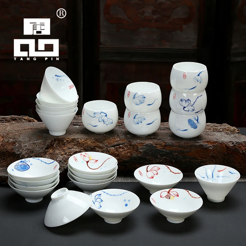 TANGPIN coffee and tea sets ceramic tea cup handpainted teacup porcelain chinese kung fu tea set
TANGPIN coffee and tea sets ceramic tea cup handpainted teacup porcelain chinese kung fu tea set