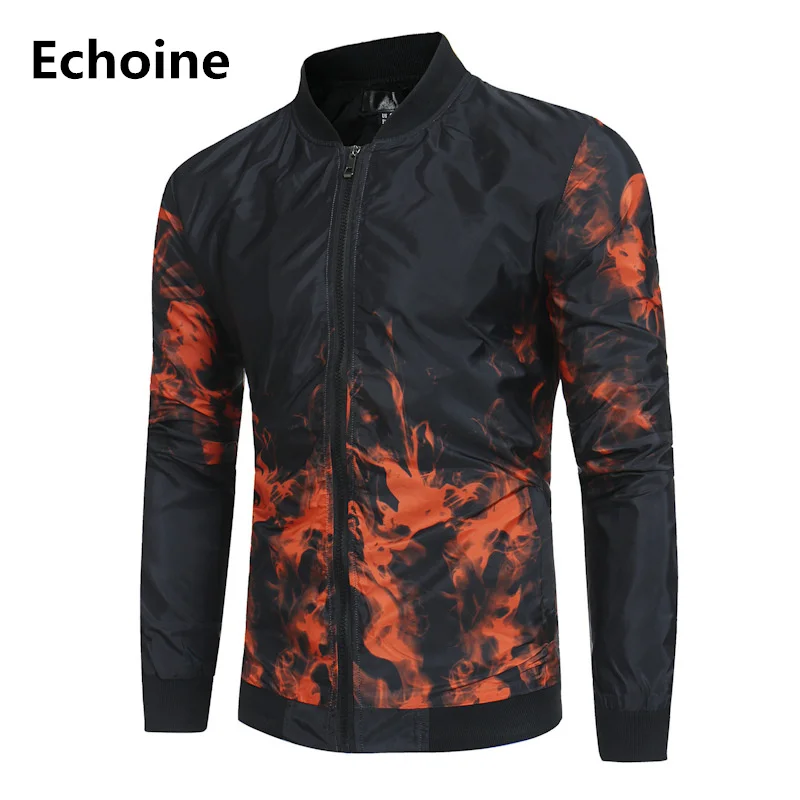 Wholesale Winter Men Jakcet Fire Print Casual Jacket Slim Fit Coat windbreaker men jaqueta masculina High Quality Outwear
Wholesale Winter Men Jakcet Fire Print Casual Jacket Slim Fit Coat windbreaker men jaqueta masculina High Quality Outwear