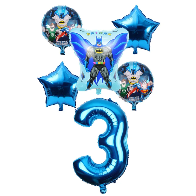 6pcs/lot 32 inch number Batman Superman foill Balloons Baby shower girl boy lovely toys happy birthday kids gift globos balloon
6pcs/lot 32 inch number Batman Superman foill Balloons Baby shower girl boy lovely toys happy birthday kids gift globos balloon