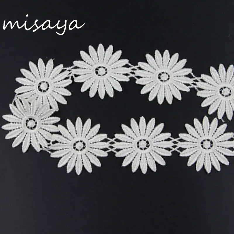 Misaya 2Yards Embroidery White Flower Lace Appliqued Fabric Lace Fabric,DIY Handmade Sewing Flower Wide 6.1cm
Misaya 2Yards Embroidery White Flower Lace Appliqued Fabric Lace Fabric,DIY Handmade Sewing Flower Wide 6.1cm