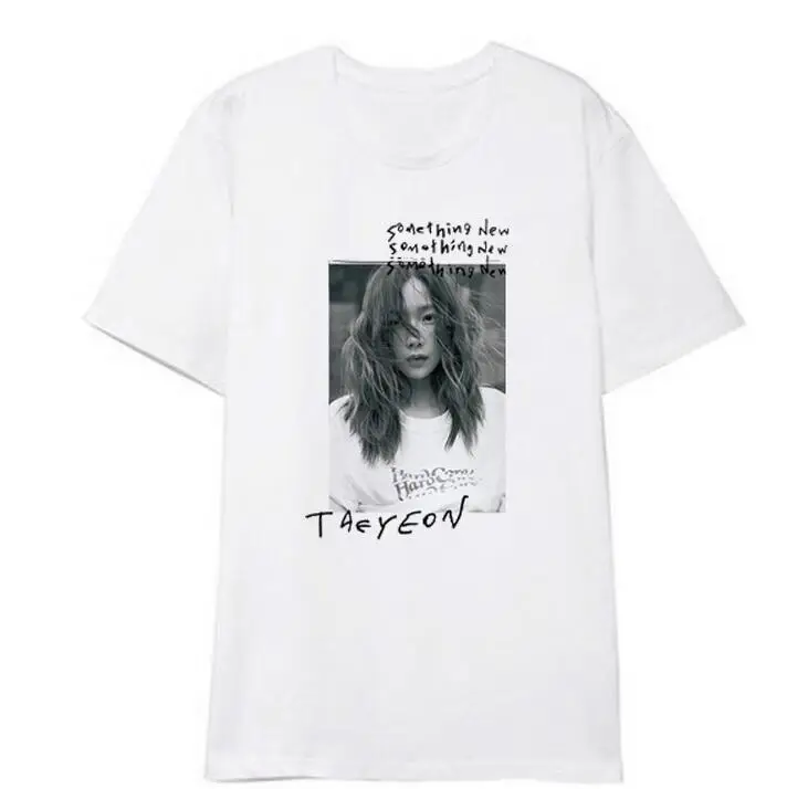 Kpop girl's generation taeyeon album cover same printing o neck t shirt for summer unisex loose short sleeve t-shirt 2 style
Kpop girl's generation taeyeon album cover same printing o neck t shirt for summer unisex loose short sleeve t-shirt 2 style