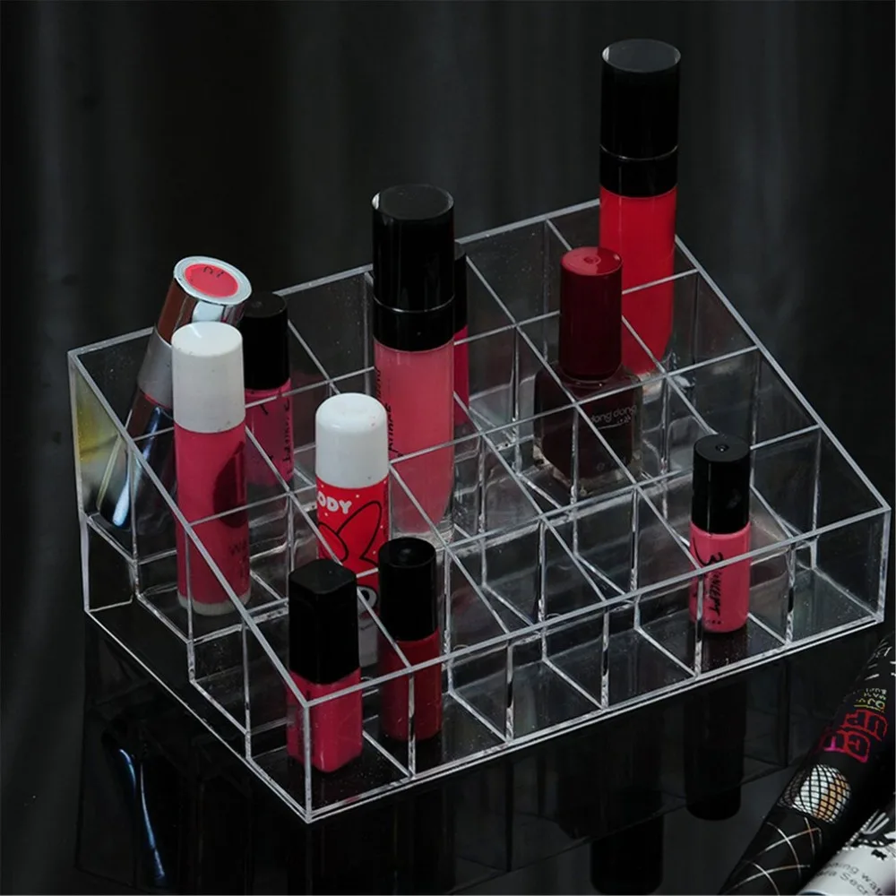 24 Grid Acrylic Makeup Organizer Storage Box Cosmetic Box Lipstick JewelryNail polish Box Holder Display Stand make up organizer
24 Grid Acrylic Makeup Organizer Storage Box Cosmetic Box Lipstick JewelryNail polish Box Holder Display Stand make up organizer
