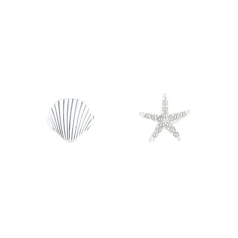 Korean style white pearl starfish earring studs for female conch shell asymmetrical statement earring studs ewelry earrings
Korean style white pearl starfish earring studs for female conch shell asymmetrical statement earring studs ewelry earrings