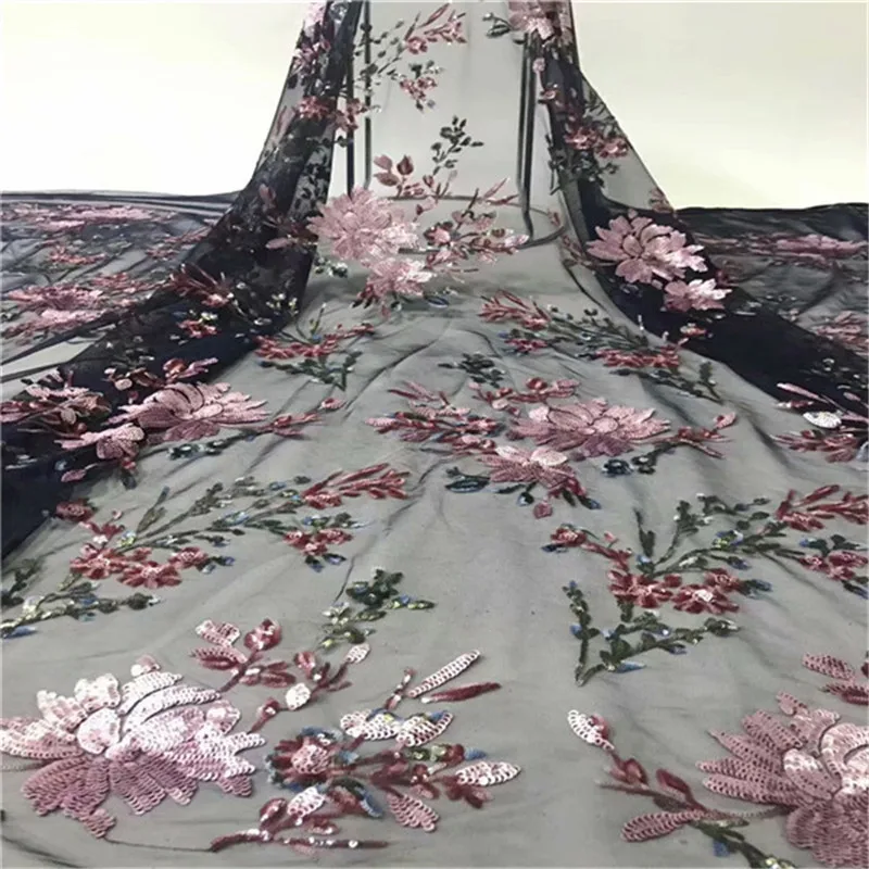 2019 High Quality Nigerian French Lace African Lace Fabric Pink Flower Sequined Guipure Mesh Lace For Party Dresses India
2019 High Quality Nigerian French Lace African Lace Fabric Pink Flower Sequined Guipure Mesh Lace For Party Dresses India