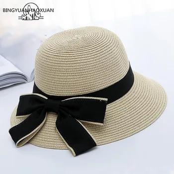 BINGYUANHAOXUAN 2018 New Sun Hat Big Black Bow Summer Hats For Women Foldable Straw Beach Panama Hat Visor Wide Brim Femme Femme
BINGYUANHAOXUAN 2018 New Sun Hat Big Black Bow Summer Hats For Women Foldable Straw Beach Panama Hat Visor Wide Brim Femme Femme