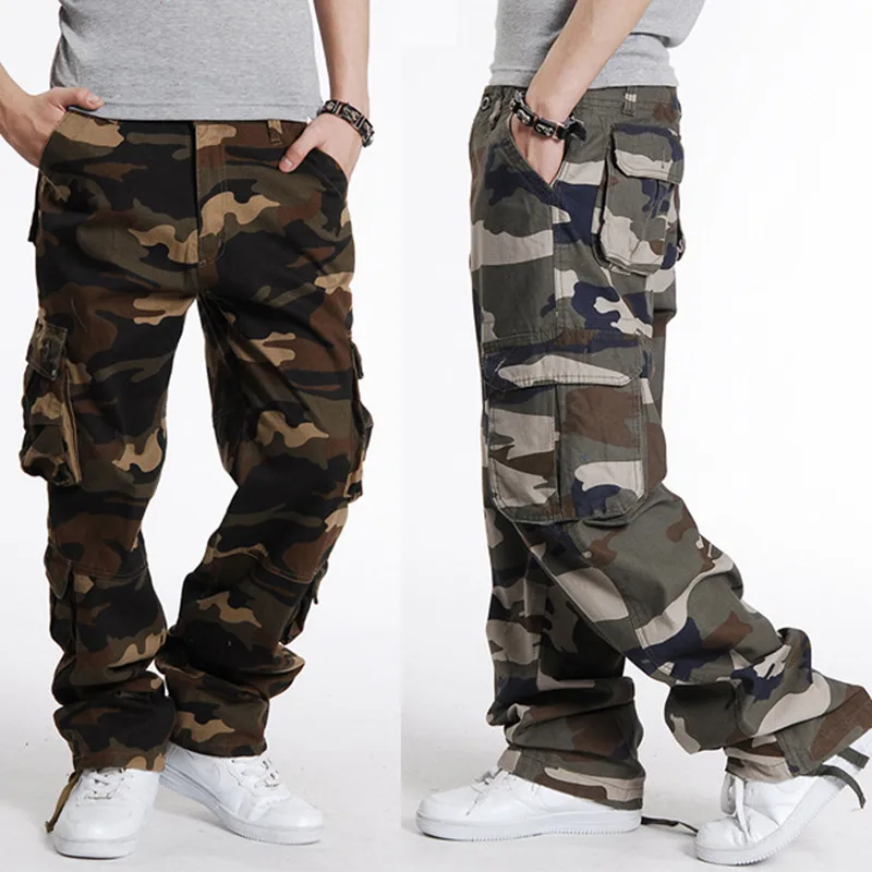 2019 Mens Cargo Pants Men Camouflage Military Pants Casual Loose Comfortable Pocket Trousers Camo Joggers Cotton Flexible
2019 Mens Cargo Pants Men Camouflage Military Pants Casual Loose Comfortable Pocket Trousers Camo Joggers Cotton Flexible