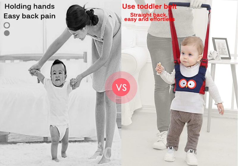 no back bending Multi-use baby walker/walking harness 