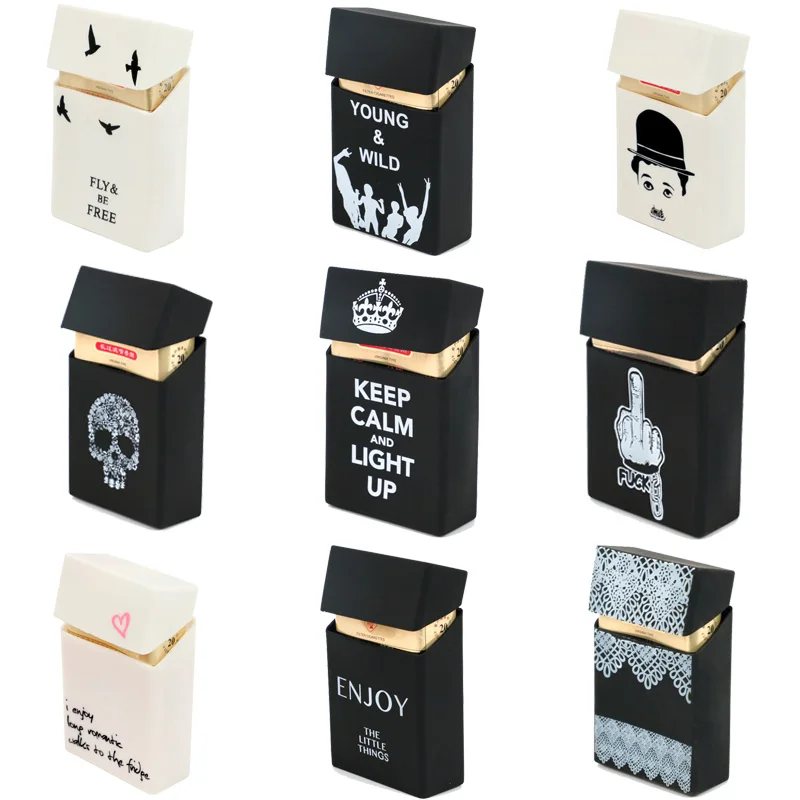 Fashion Personality Silicone Cigarette Case Cover Holds 20 Cigarettes Elastic Rubber Portable Man/Women Cigarette Storage Box
Fashion Personality Silicone Cigarette Case Cover Holds 20 Cigarettes Elastic Rubber Portable Man/Women Cigarette Storage Box