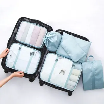 Oxford Cloth Travel Storage Bag For Clothes Bra Underwear Shoes Organizer 6 Pieces Set Large Capacity Luggage Sorting Bags 
Oxford Cloth Travel Storage Bag For Clothes Bra Underwear Shoes Organizer 6 Pieces Set Large Capacity Luggage Sorting Bags