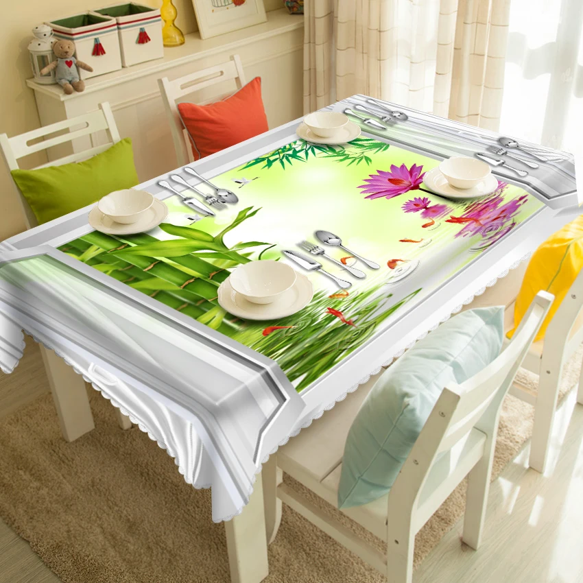 3D Tablecloth The World Outside Window Pattern Waterproof Cloth Thicken Rectangular and Round Wedding Table Cloth
3D Tablecloth The World Outside Window Pattern Waterproof Cloth Thicken Rectangular and Round Wedding Table Cloth