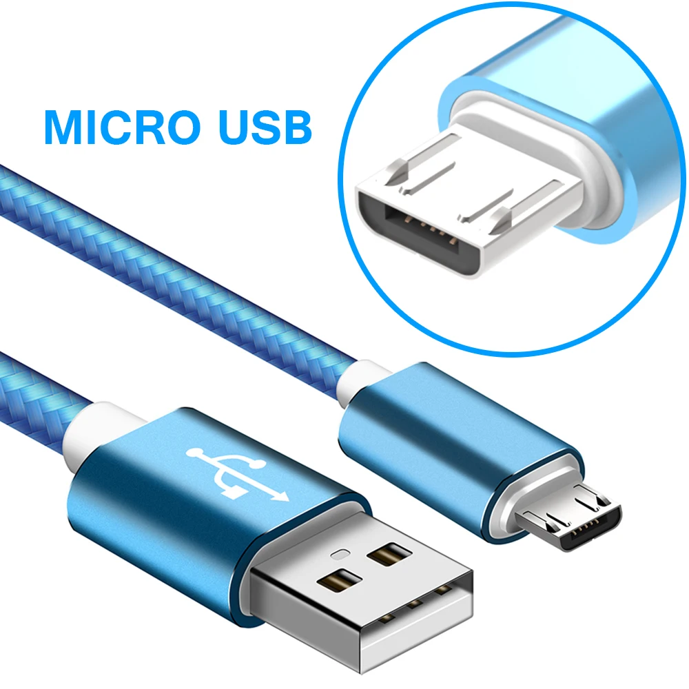 Fast Charging USB Cables Micro Usb Cable Android Mobile Phone Data Sync Charger Cable for Samsung A7 S7 Xiaomi 1m/2m/3m Cord
Fast Charging USB Cables Micro Usb Cable Android Mobile Phone Data Sync Charger Cable for Samsung A7 S7 Xiaomi 1m/2m/3m Cord