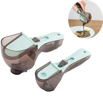 2pcs Adjustable Measuring Spoon Plastic Baking Scale Gauge Measuring Scoop for seasoning salt sugar coffee baking cooking tool
2pcs Adjustable Measuring Spoon Plastic Baking Scale Gauge Measuring Scoop for seasoning salt sugar coffee baking cooking tool