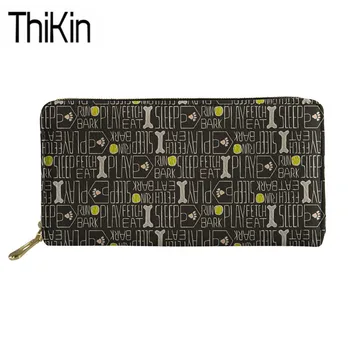 Thikin Dog Bone Printing Wallets Women Long PU Leather Phone Purse Card Holders Ladies Clutch Money Bags for Females Thin Wallet
Thikin Dog Bone Printing Wallets Women Long PU Leather Phone Purse Card Holders Ladies Clutch Money Bags for Females Thin Wallet