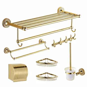 European Antique Gold Bathroom Hardware Set Crystal Bathroom Accessories Combain Into A Gold Bathroom Set Ju09
European Antique Gold Bathroom Hardware Set Crystal Bathroom Accessories Combain Into A Gold Bathroom Set Ju09