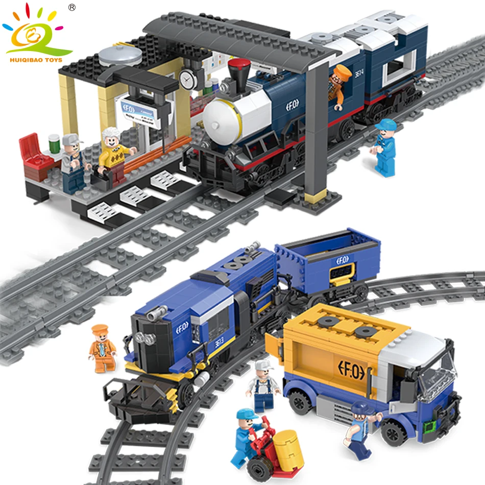 HUIQIBAO Carriage Rails Train station Track Building Blocks City Figures DIY Educational Bricks Toys for Children Boy
HUIQIBAO Carriage Rails Train station Track Building Blocks City Figures DIY Educational Bricks Toys for Children Boy