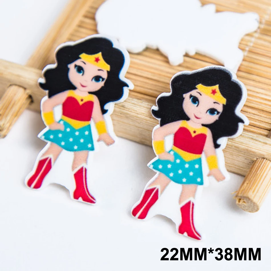 50pcs 22*38MM Cartoon Hero Girl Flat Back Resin Super Hero Planar Resins DIY Craft For Home Decoration Accessories FR-21
50pcs 22*38MM Cartoon Hero Girl Flat Back Resin Super Hero Planar Resins DIY Craft For Home Decoration Accessories FR-21