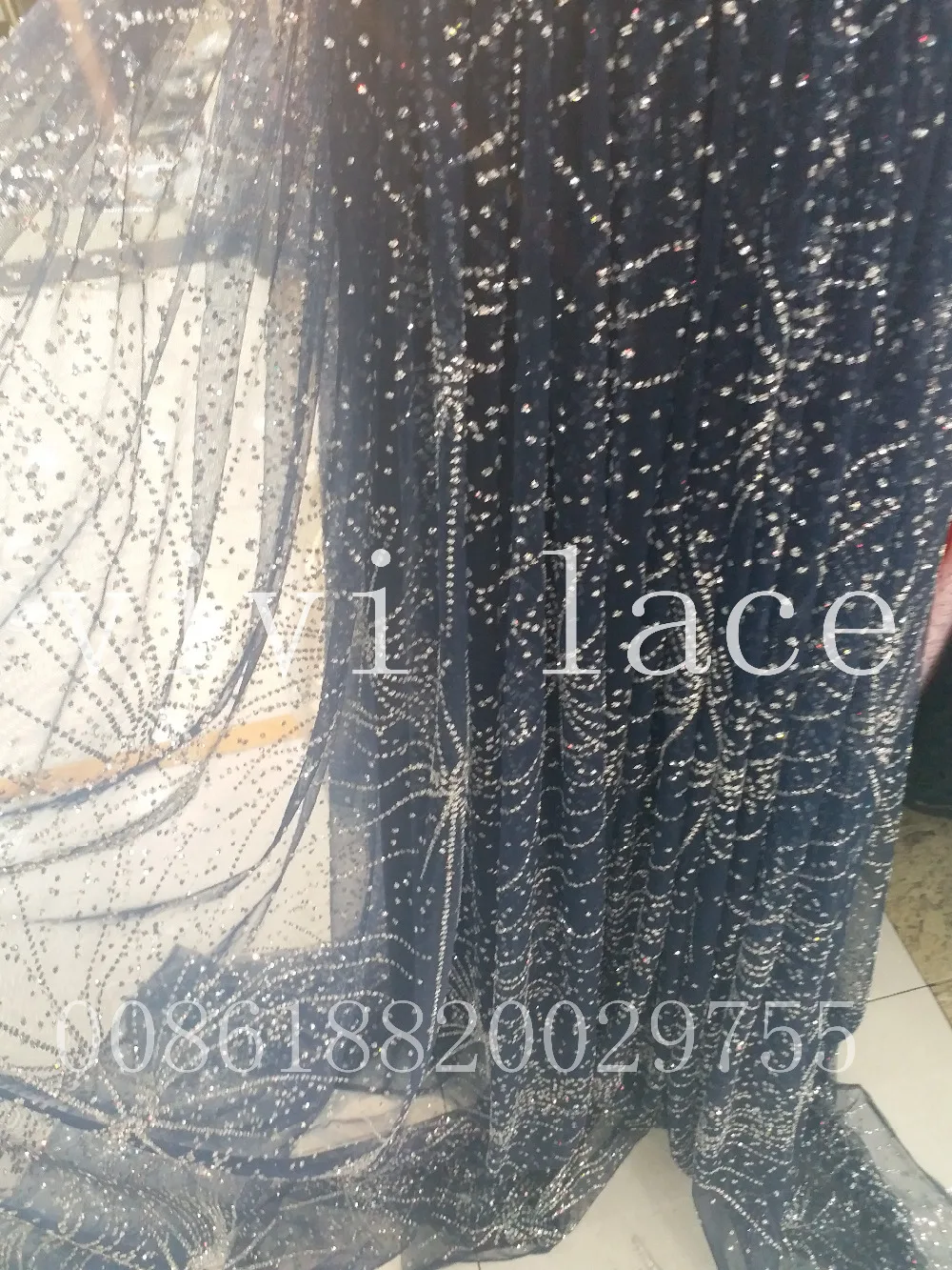 XXL023 glued print silver glitter navy blue tulle mesh lace for wedding/evening dress/party,ship all over the world
XXL023 glued print silver glitter navy blue tulle mesh lace for wedding/evening dress/party,ship all over the world