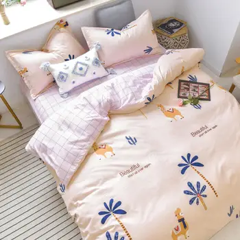 Kids bedding Cartoon Bedding Set Alpaca Bed Set Queen Size Bed Sheet Cheap Duvet Cover Set Colourful Bed Linen
Kids bedding Cartoon Bedding Set Alpaca Bed Set Queen Size Bed Sheet Cheap Duvet Cover Set Colourful Bed Linen