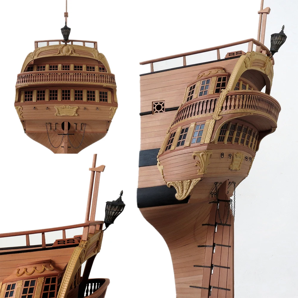 New arrive Scale 1/48 USS Bonhomme Richard Luxury Poop Ship model classic Hanging wooden model kits
New arrive Scale 1/48 USS Bonhomme Richard Luxury Poop Ship model classic Hanging wooden model kits