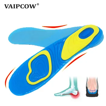 VAIPCOW Silicon Gel Insoles Shock Absorption soft Comfortable insoles Sport Shoe Insole Pad Massaging Insole for men and women
VAIPCOW Silicon Gel Insoles Shock Absorption soft Comfortable insoles Sport Shoe Insole Pad Massaging Insole for men and women