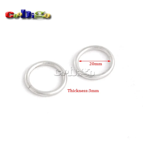 10pcs Pack 3/4"(20mm) Metal O Ring Nickle Plated for Keychain Bag Making Decoration Link Connector Dog Collar #FLQ166
10pcs Pack 3/4"(20mm) Metal O Ring Nickle Plated for Keychain Bag Making Decoration Link Connector Dog Collar #FLQ166