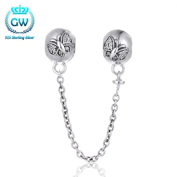 Butterfly Animal Safety Chain Bead 925 Silver Beads Fits Bangle Bracelets Womens Brand Aimili A019
Butterfly Animal Safety Chain Bead 925 Silver Beads Fits Bangle Bracelets Womens Brand Aimili A019