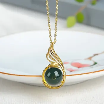 925 Silver Inlay Lanpo Pendant 10mm Round Beads Blue Perak Amber Pendant with Certificate
925 Silver Inlay Lanpo Pendant 10mm Round Beads Blue Perak Amber Pendant with Certificate