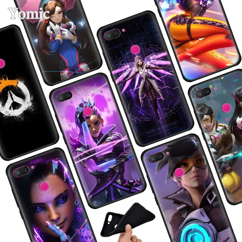 Anime Overwatch Black Silicone Phone Case for Xiaomi 6X 5X Mi 8 A1 A2 Lite Poco F1 Mi Play Redmi 6 7 Pro Cover
Anime Overwatch Black Silicone Phone Case for Xiaomi 6X 5X Mi 8 A1 A2 Lite Poco F1 Mi Play Redmi 6 7 Pro Cover