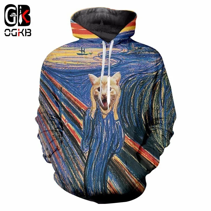 OGKB Oversize Hoodies 6XL Men Funny Print 3d Animal Cat Sweatshirt Colorful Striped Hoodie Man Hiphop Long Sleeve Hooded Hoody
OGKB Oversize Hoodies 6XL Men Funny Print 3d Animal Cat Sweatshirt Colorful Striped Hoodie Man Hiphop Long Sleeve Hooded Hoody