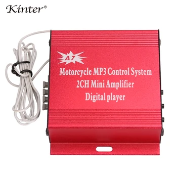 Kinter mini Amplifiers A7 MP3 Player reder FM radio support TF USB input connected loudspeaker Headphone for Motorcycle Car