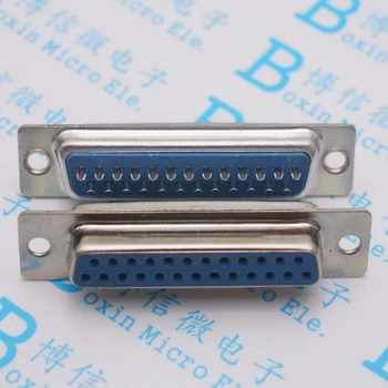 100PCS/LOT DB25 hole serial connector 25 hole Female or Male Serial head lug Serial Plug 2 rows
100PCS/LOT DB25 hole serial connector 25 hole Female or Male Serial head lug Serial Plug 2 rows