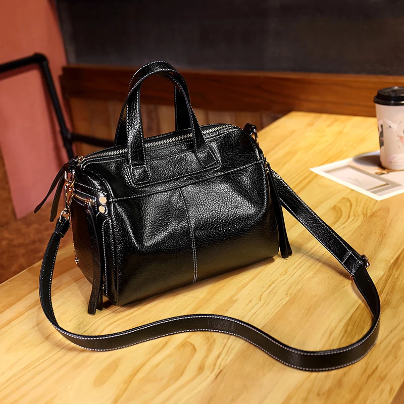 Women Shopping Bag Genuine Leather Female Bag Handbag Fashion Style Cowhide Large Capacity Totes Big Size Ladies Shoulder T48
Women Shopping Bag Genuine Leather Female Bag Handbag Fashion Style Cowhide Large Capacity Totes Big Size Ladies Shoulder T48