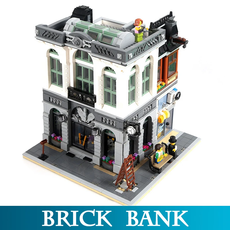 City Street Series 15001 2413pcs Brick Bank Model Building Blocks Toys Compatible legoINGS 10251 Assembly Blocks Toys For Boy
City Street Series 15001 2413pcs Brick Bank Model Building Blocks Toys Compatible legoINGS 10251 Assembly Blocks Toys For Boy