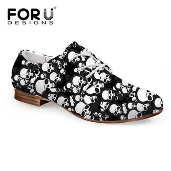 FORUDESIGNS British Style Oxford Shoes for Women Printing Skull Women Soft Flats Shoes Vintage Ladies Shoes Casual Oxford Shoes
FORUDESIGNS British Style Oxford Shoes for Women Printing Skull Women Soft Flats Shoes Vintage Ladies Shoes Casual Oxford Shoes