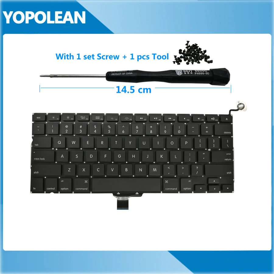New US English Keyboard For Macbook Pro 13" Unibody A1278 2009 2010 2011 2012
New US English Keyboard For Macbook Pro 13" Unibody A1278 2009 2010 2011 2012