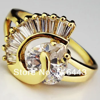 Bridal Ring Gift Brand Jewelry Full Big Heart Cubic Zirconia 18K Gold Anniversary Engagement Wedding Rings For Women A-935
Bridal Ring Gift Brand Jewelry Full Big Heart Cubic Zirconia 18K Gold Anniversary Engagement Wedding Rings For Women A-935