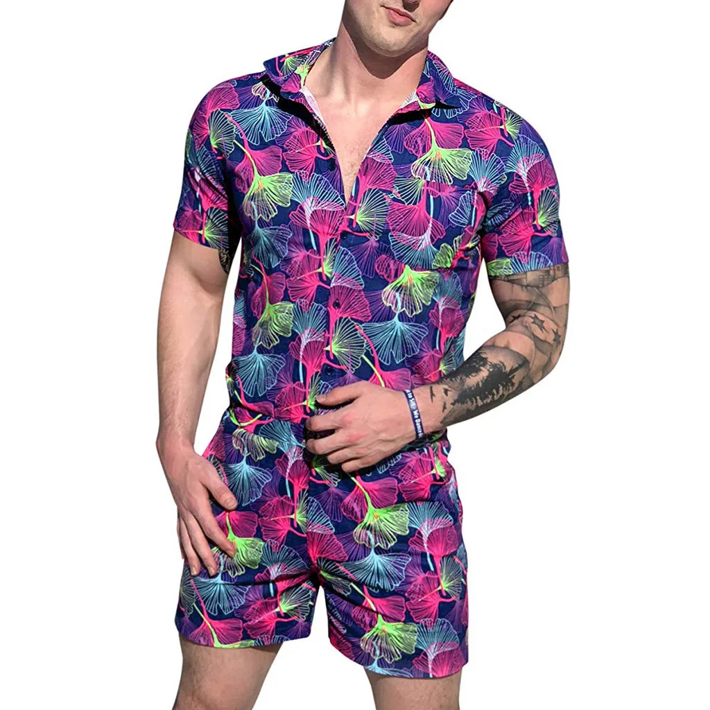 Men Funny Jumpsuit Playsuit Rompers Floral 3D Print Male Harem Cargo Overalls Summer One Piece Beach Slim Fit Men's Sets
Men Funny Jumpsuit Playsuit Rompers Floral 3D Print Male Harem Cargo Overalls Summer One Piece Beach Slim Fit Men's Sets