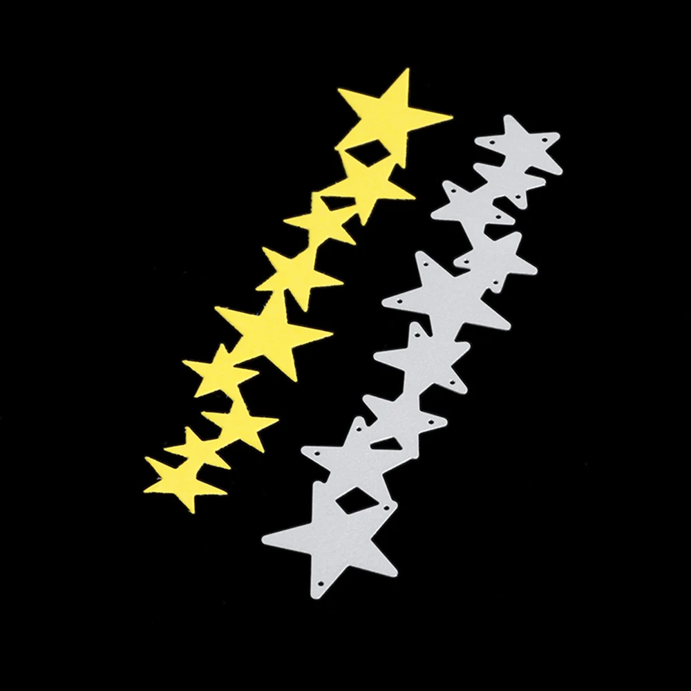 15.2*3.7cm five-pointed star Metal Cutting Dies Stamp Stencil for DIY Scrapbooking Photo Album Embossing Decorative Craft Die
15.2*3.7cm five-pointed star Metal Cutting Dies Stamp Stencil for DIY Scrapbooking Photo Album Embossing Decorative Craft Die