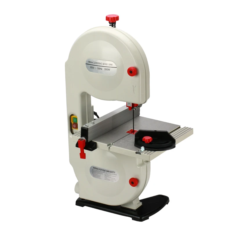 Household band saw machine woodworking band saw high precision 8 inch 350W 220V 50hz maximum cutting thickness 80mm
Household band saw machine woodworking band saw high precision 8 inch 350W 220V 50hz maximum cutting thickness 80mm