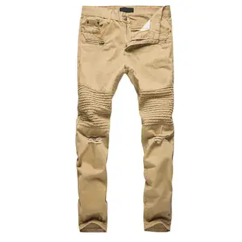 HOT 2020 Mens Fashion Style Zipper pocket twill Casual Hole Ripped Jeans runway Khaki/red/black Hip-hop Male Casual cotton pants
HOT 2020 Mens Fashion Style Zipper pocket twill Casual Hole Ripped Jeans runway Khaki/red/black Hip-hop Male Casual cotton pants