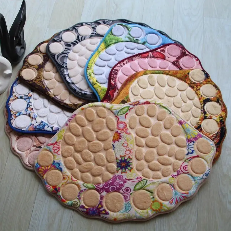 40x60cm 3D Print Floor Mat Emboss Pebble Feet Anti-Skid Bedroom Mat Flannel Bath Kitchen Mat Carpet Home Decoration
40x60cm 3D Print Floor Mat Emboss Pebble Feet Anti-Skid Bedroom Mat Flannel Bath Kitchen Mat Carpet Home Decoration