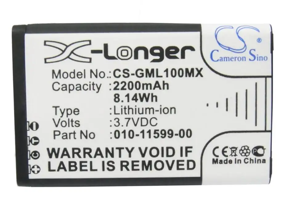 Cameron Sino 2200mah battery for GARMIN E1GR E2GR E2GRVIRBELITE VIRB Virb Elite Action HD Camera 1.4 010-11599-00 010-11654-03
Cameron Sino 2200mah battery for GARMIN E1GR E2GR E2GRVIRBELITE VIRB Virb Elite Action HD Camera 1.4 010-11599-00 010-11654-03