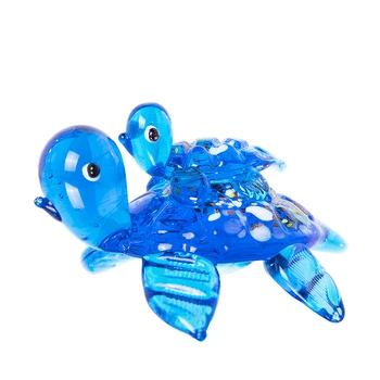 H&D Handmade Glass Turtle Mom with Baby Figurines Glass Blown Sea Animal Paperweight Collectable Gift Home Garden Decor Ornament
H&D Handmade Glass Turtle Mom with Baby Figurines Glass Blown Sea Animal Paperweight Collectable Gift Home Garden Decor Ornament