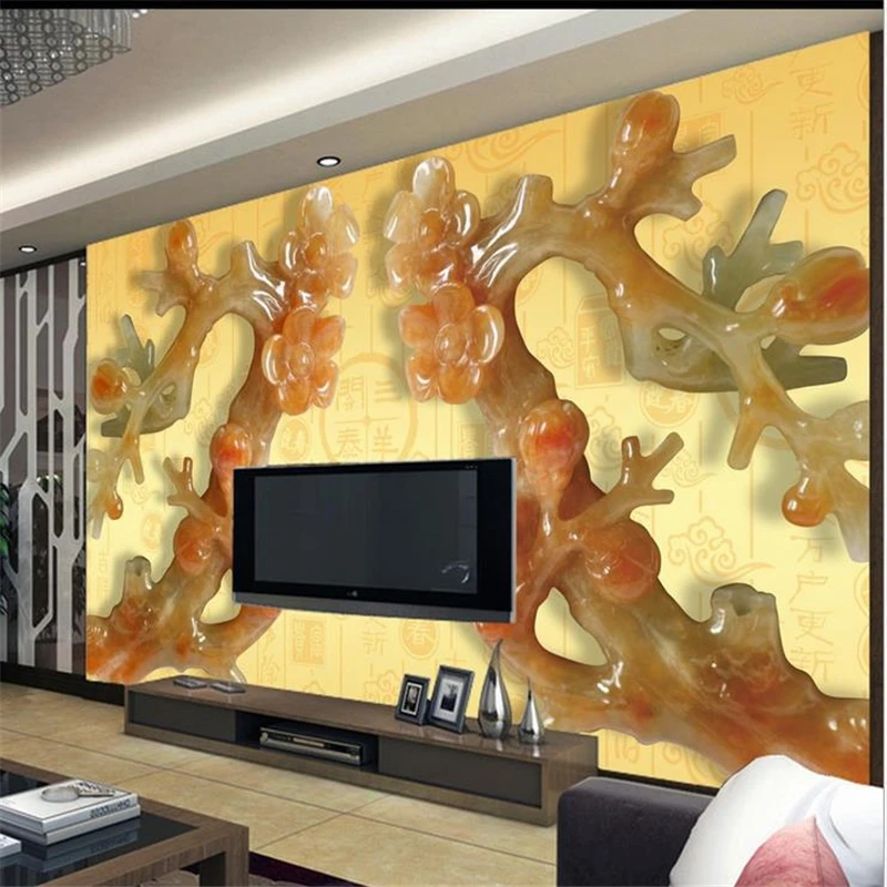 3D living room TV backdrop wallpaper Chinese large video wall mural bedroom murals customization wallpaper
3D living room TV backdrop wallpaper Chinese large video wall mural bedroom murals customization wallpaper