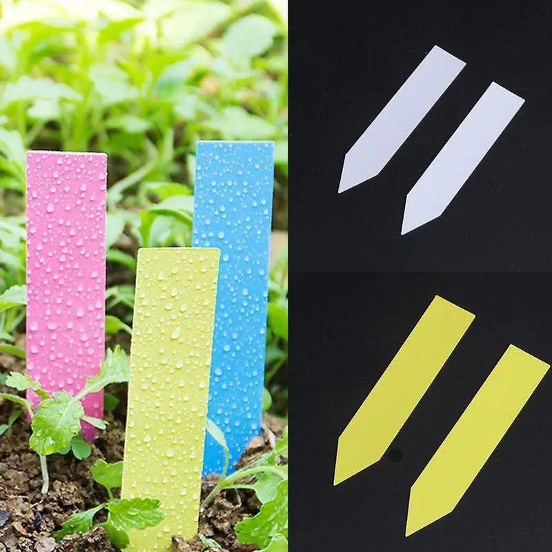 100Pc Pvc Can Print Word Label, Plant Flower Fruit Tree Seedling Garden Flower Home Horticultural Label Plug-in Plastic Pot
100Pc Pvc Can Print Word Label, Plant Flower Fruit Tree Seedling Garden Flower Home Horticultural Label Plug-in Plastic Pot