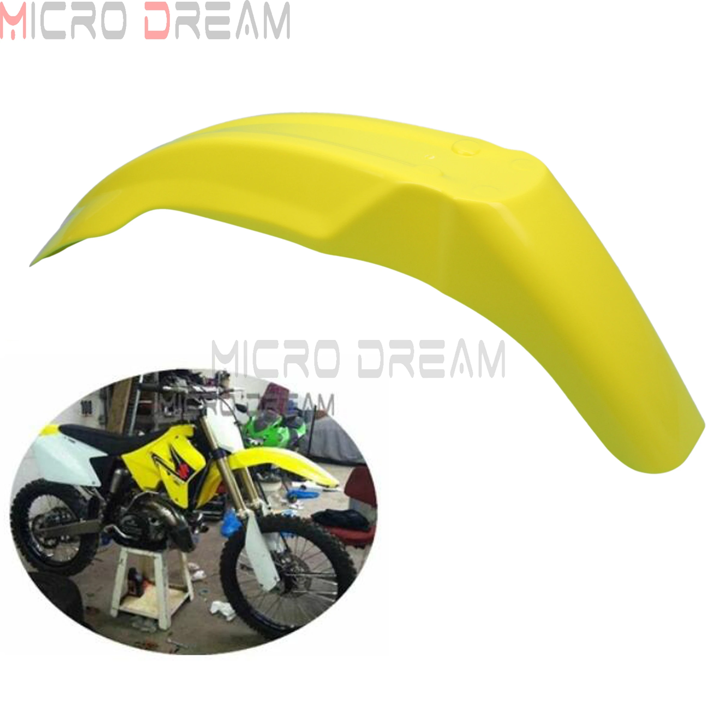 Yellow Supermoto Motocross Front Fender Mudguards Protector For Kawasaki Yamaha KTM Suzuki DRZ RMZ 85 125L 250 450Z 400S/M
Yellow Supermoto Motocross Front Fender Mudguards Protector For Kawasaki Yamaha KTM Suzuki DRZ RMZ 85 125L 250 450Z 400S/M